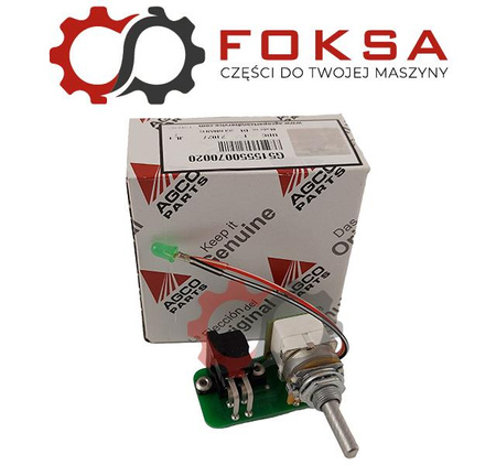 Włącznik / potencjometr klimatyzacji ORG