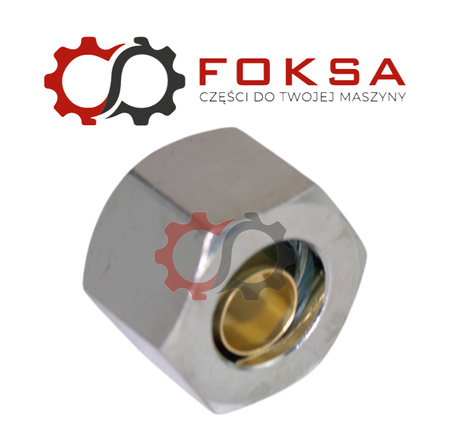 Złączka metalowa tekalanu Fi 16mm, M22x1,5