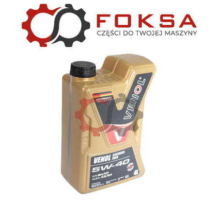 Olej silnikowy syntetyczny - 5W40 4L VENOL GOLG