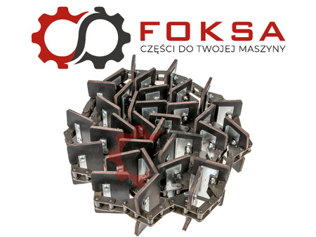 Łańcuch kompletny elewatora - łopatki gumowe