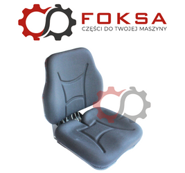 Siedzenie z amortyzacją mechaniczna (pokryte tkaniną)