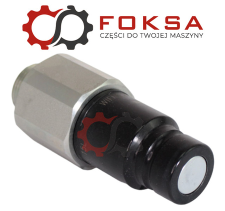 Szybkozłącze hydrauliczne suchoodcinające wtyczka