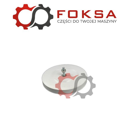 Odblask biały okrągły na śrubkę