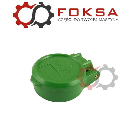 Pokrywa gniazda hydraulicznego z dekielkiem - zielona FASTER