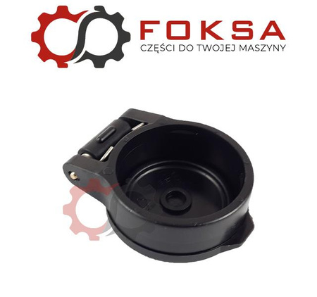Pokrywa gniazda hydraulicznego z dekielkiem - czarna FASTER