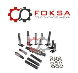 Zestaw sworzni, tulei i zgarniaczy ramion i konika