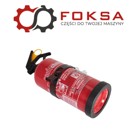 Gaśnica proszkowa 1kg z wieszakiem