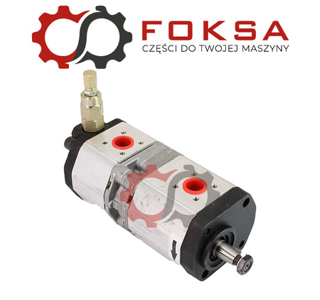 Pompa hydrauliczna dwusekcyjna