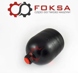 Hydroakumulator amortyzacji przedniej osi