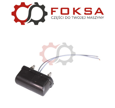 Lampa oświetlenia tablicy rejestracyjnej - obudowa czarna z kablem