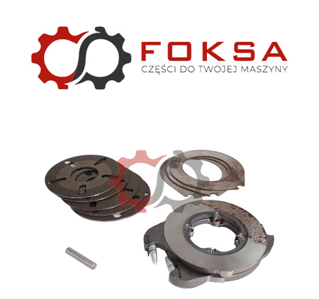 Hamulec kompletny tylniej osi z wałkiem - lewy ORG