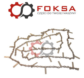 Łańcuch rozrzutnika bez listew