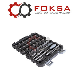 Zestaw kluczy nasadowych 1/4 45 elementów PQ