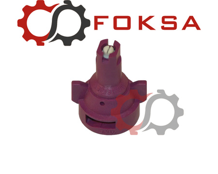 TeeJet Rozpylacz / Dysza płaskostrumieniowa z klapką dyszy AIC 110°, fioletowa, ceramika