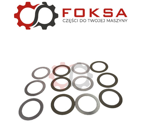 Zestaw tarcz i przekładek kosza wzmacniacza ORG