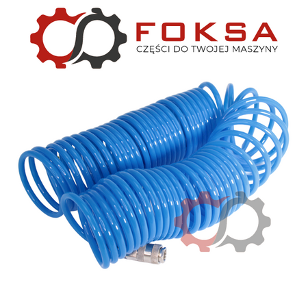 Wąż przewód spiralny (spirala) 15m do kompresora