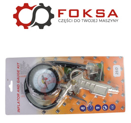 Pistolet pneumatyczny z manometrem 1/4 cal