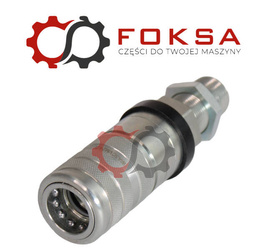 Szybkozłącze hydrauliczne gniazdo z nakrętką kontrującą