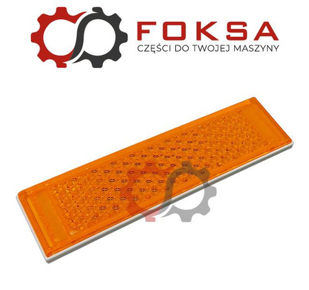 Odblask pomarańczowy prostokątny