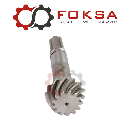 Wałek ataku z kołem talerzowym