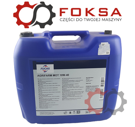 Olej silnikowy Agrifarm 10W40 FUCHS 20L