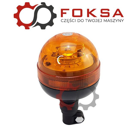 Lampa błyskowa LED niska, mocowanie na trzpień / kogut