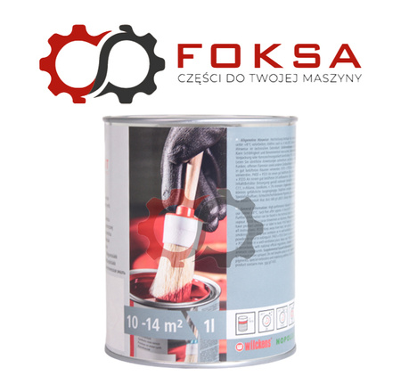 Farba / Lakier czarny matowy - podwozie 1L