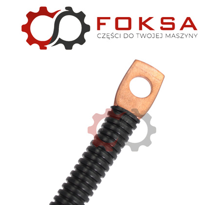 Przewód masowy klema minus-oczko 110cm