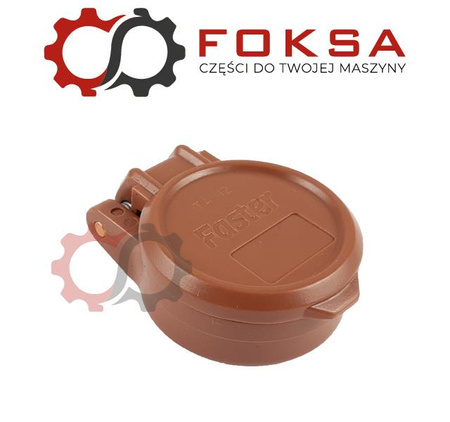 Pokrywa gniazda hydraulicznego z dekielkiem - brązowa FASTER