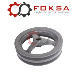 Koło pasowe wialni - podwójne