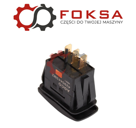 Włącznik przechylny - kontrola prędkośći silnika