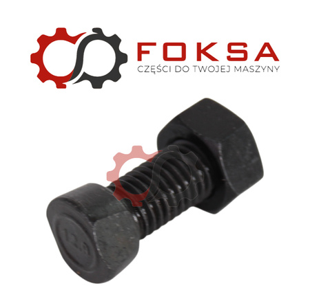 Śruba z nakrętką z wycięciem dwustronnym