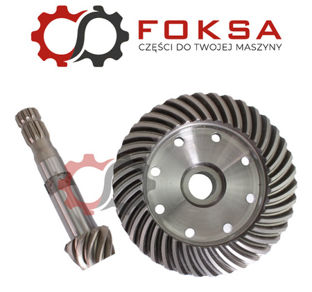 Wałek atakujący z kołem talerzowym