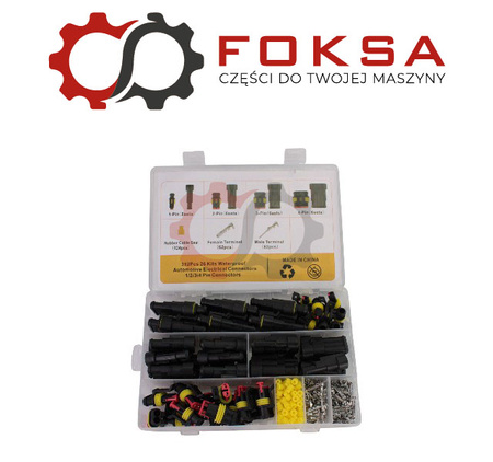 Zestaw gniazd i wtyczek elektrycznych - złacza hermetyczne