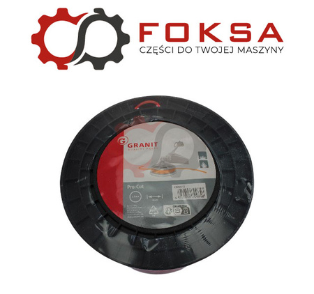 Żyłka podkaszarki 2,4 x 176m okrągła - pomarańczowa