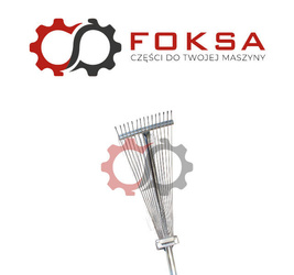 Grabie do liści z regulacją - metalowe