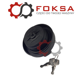 Korek wlewu paliwa zamykany na kluczyk