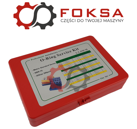 Zestaw o-ringów metrycznych (walizka)