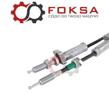 Dźwignia sterująca hydrauliką z linkami