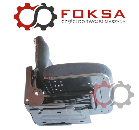 Siedzenie z amortyzacją mechaniczna (pokryte tkaniną)