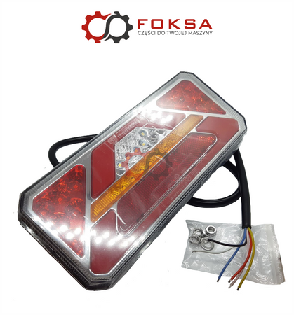 Lampa tylna zespolona LED z trójkątem - lewa