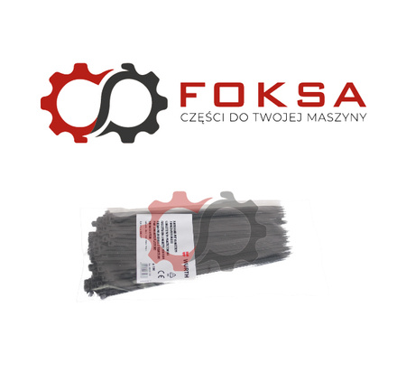 Opaska kablowa / trytytka WURTH - czarna (op 100 szt)