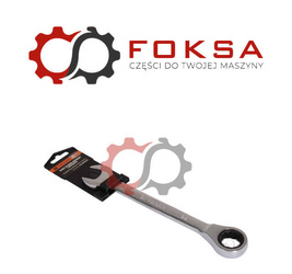 Klucz płasko-oczkowy z grzechotką 22 mm / TEGER