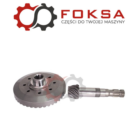 Wałek ataku z kołem talerzowym prawy