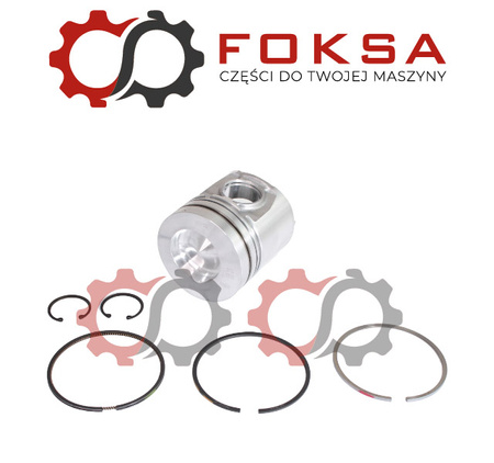 Tłok z pierściami KMP (bez sworznia)