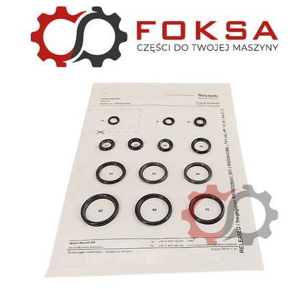 Zestaw uszczelnień bloku zaworów ORG