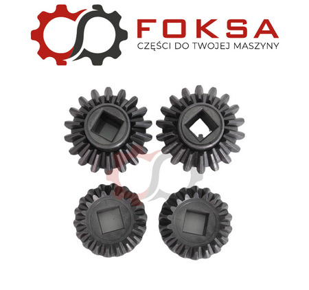 Zestaw zębatek podsiewacza nawozów 2+2