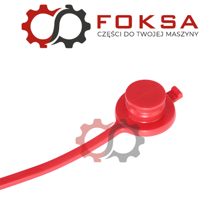 Pokrywa gniazda hydraulicznego / Osłona przeciwkurzowa - czerwona
