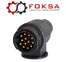 Wtyczka świateł przyczepy 13-biegunowa (plastik)