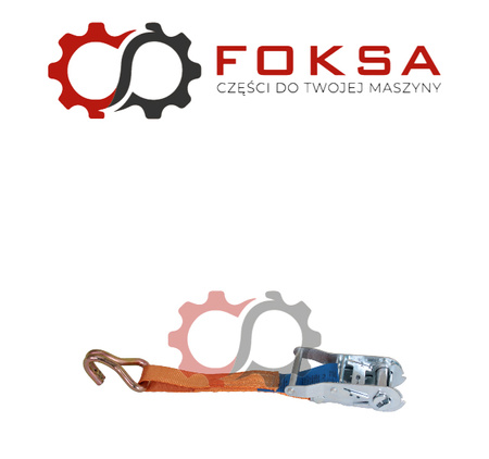 Pas transportowy 2T, 6m pomarańczowy